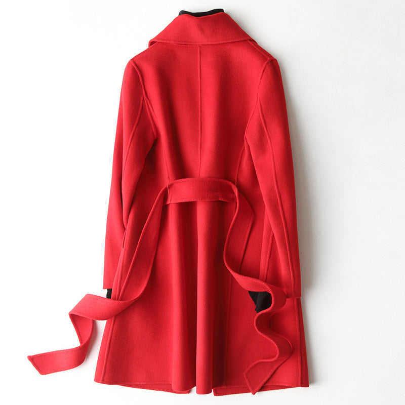Double-Faced Woolen Overcoat