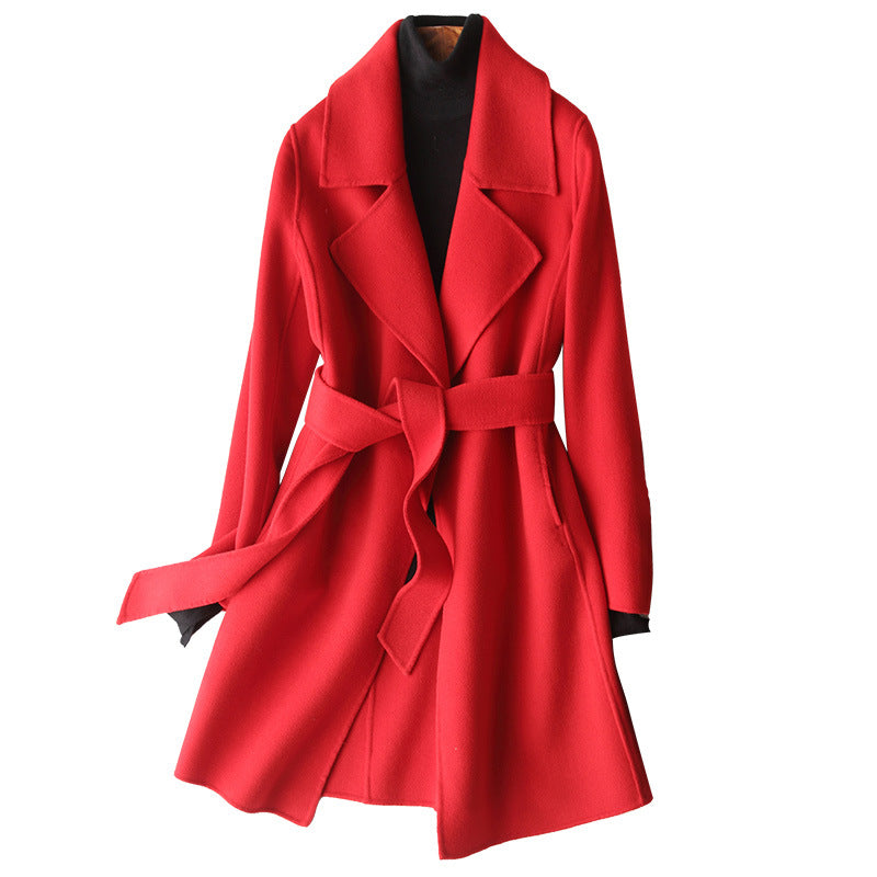 Double-Faced Woolen Overcoat