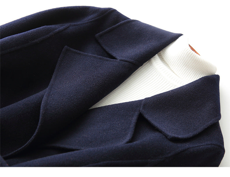 Double-Faced Woolen Overcoat
