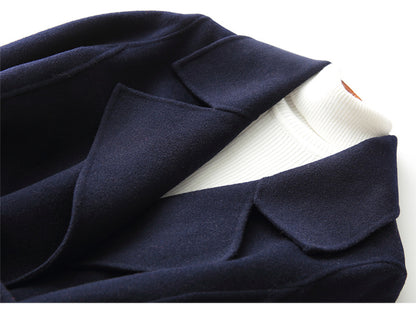 Double-Faced Woolen Overcoat