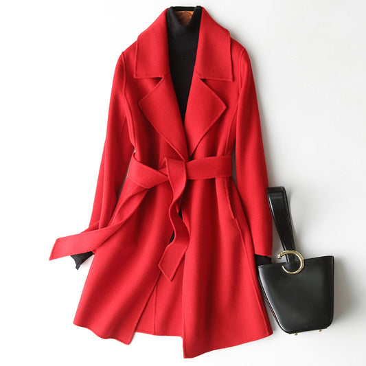 Double-Faced Woolen Overcoat