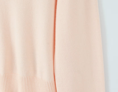 Soft Pink Floral Embroidered Cardigan