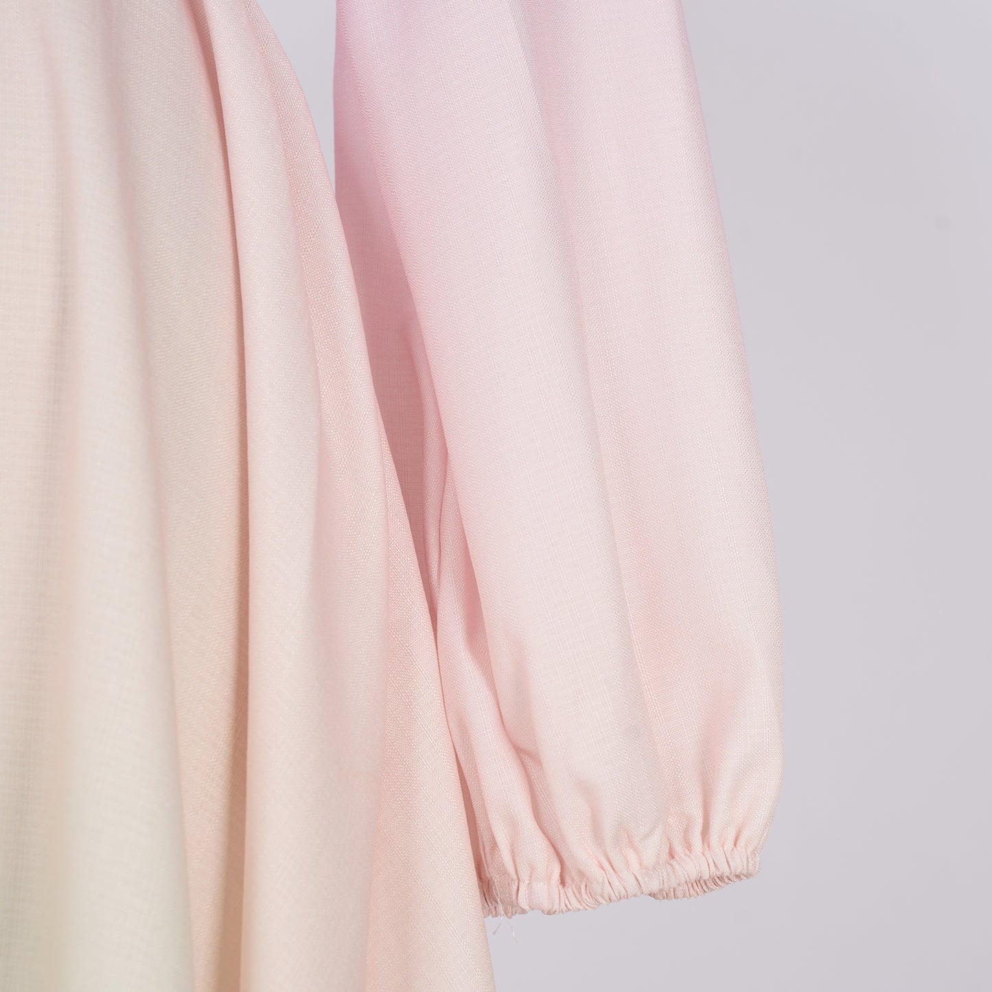 Printed Single Button Stand Up Collar A Line Long Dress