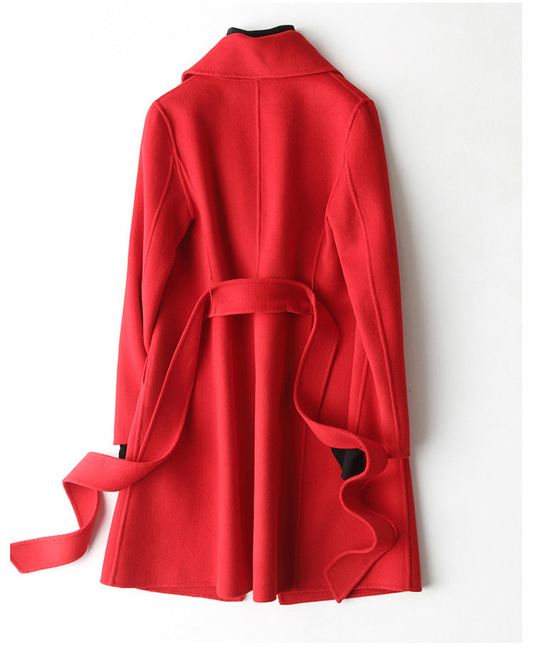 Double-Faced Woolen Overcoat