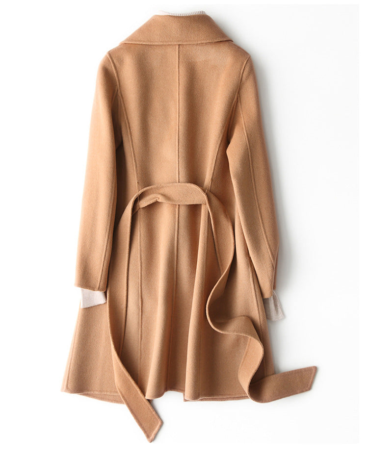 Double-Faced Woolen Overcoat