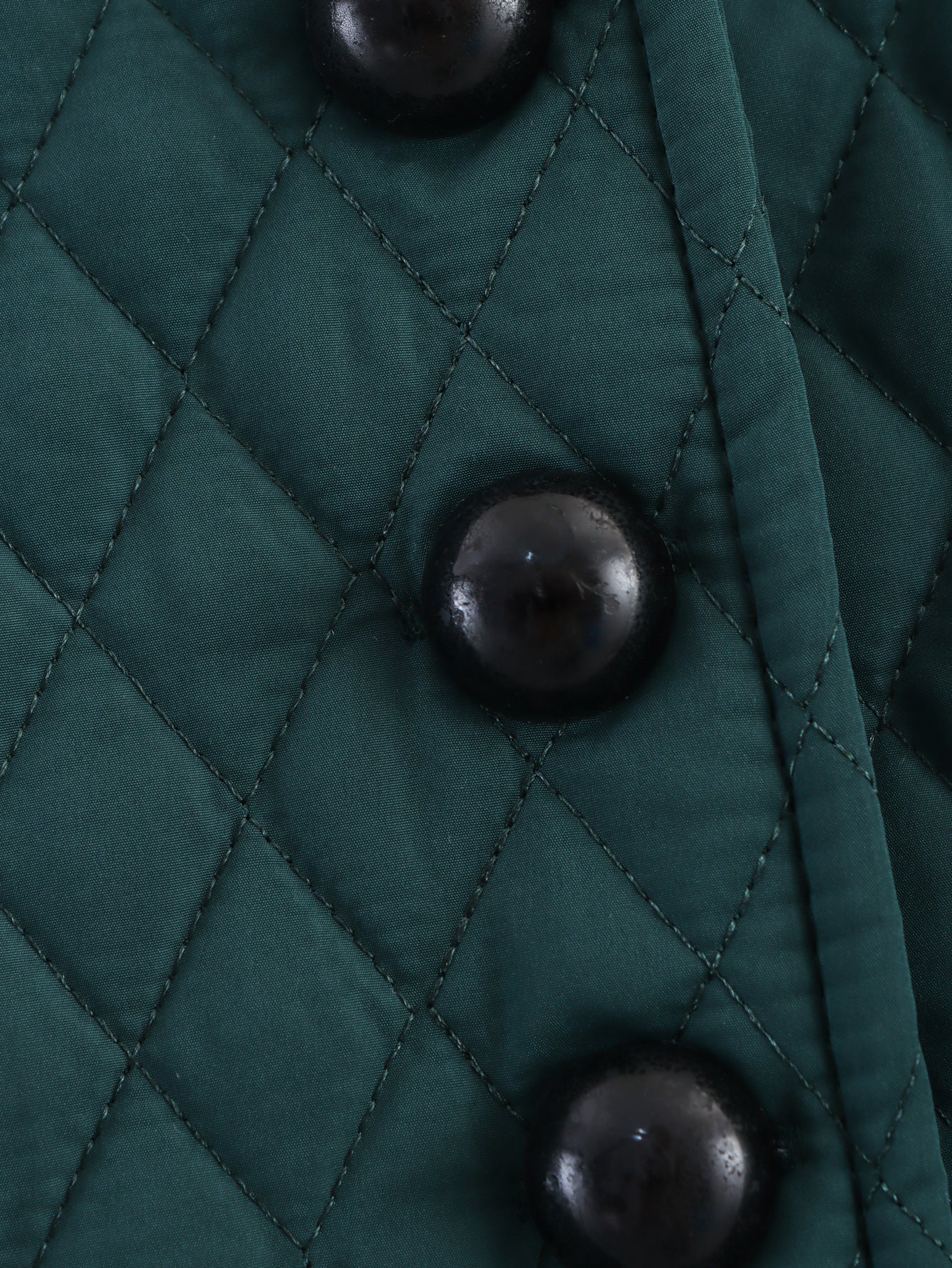 Winter Diamond Quilted Coat Dress