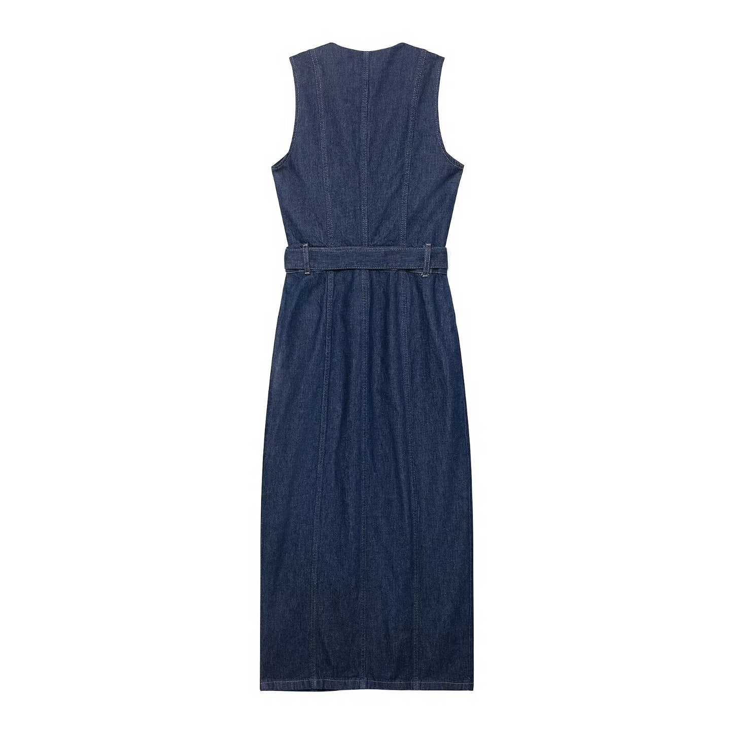 Denim Dress w/ Belt