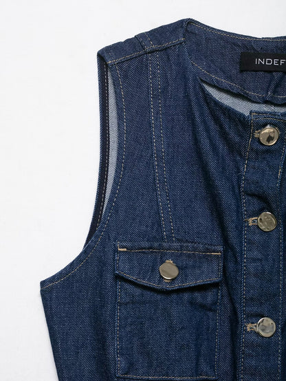 Denim Dress w/ Belt