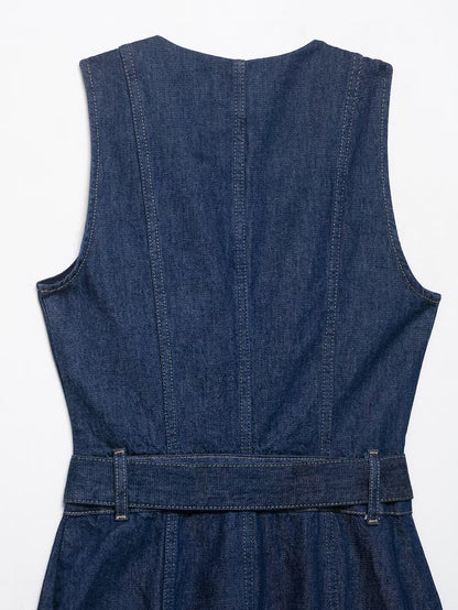 Denim Dress w/ Belt