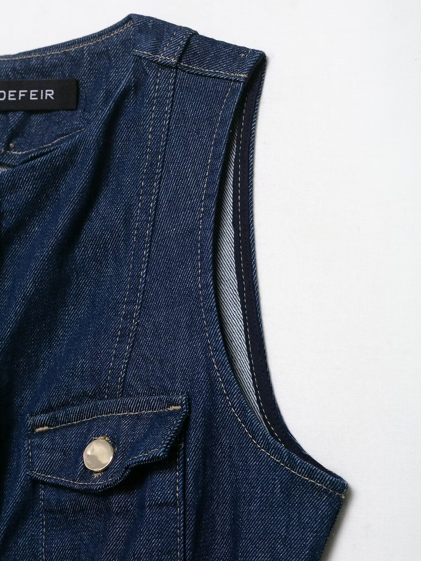 Denim Dress w/ Belt