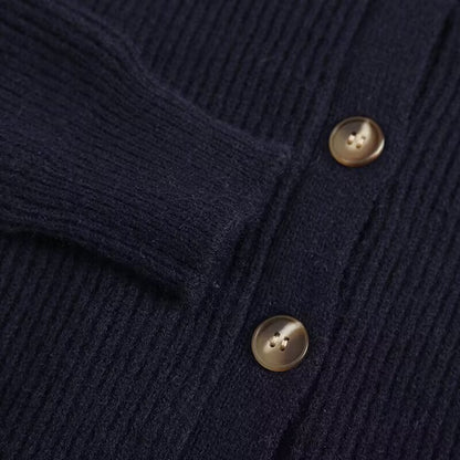 Simple Navy Blue Cardigan