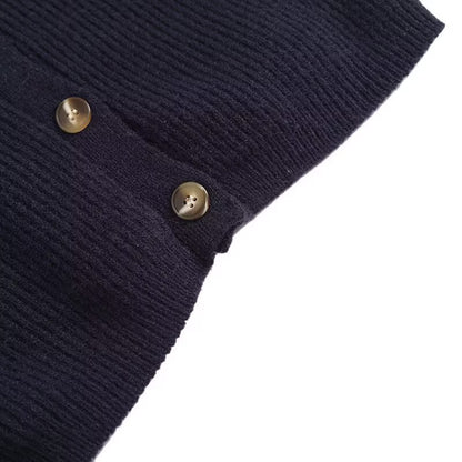 Simple Navy Blue Cardigan