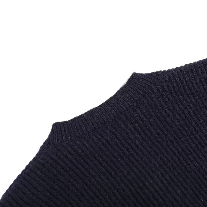 Simple Navy Blue Cardigan