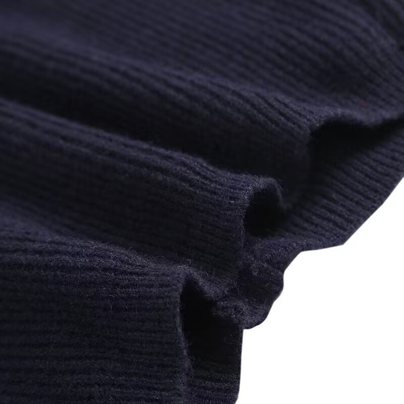 Simple Navy Blue Cardigan