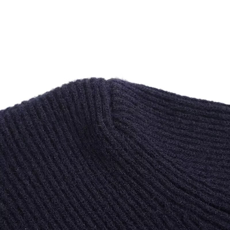 Simple Navy Blue Cardigan
