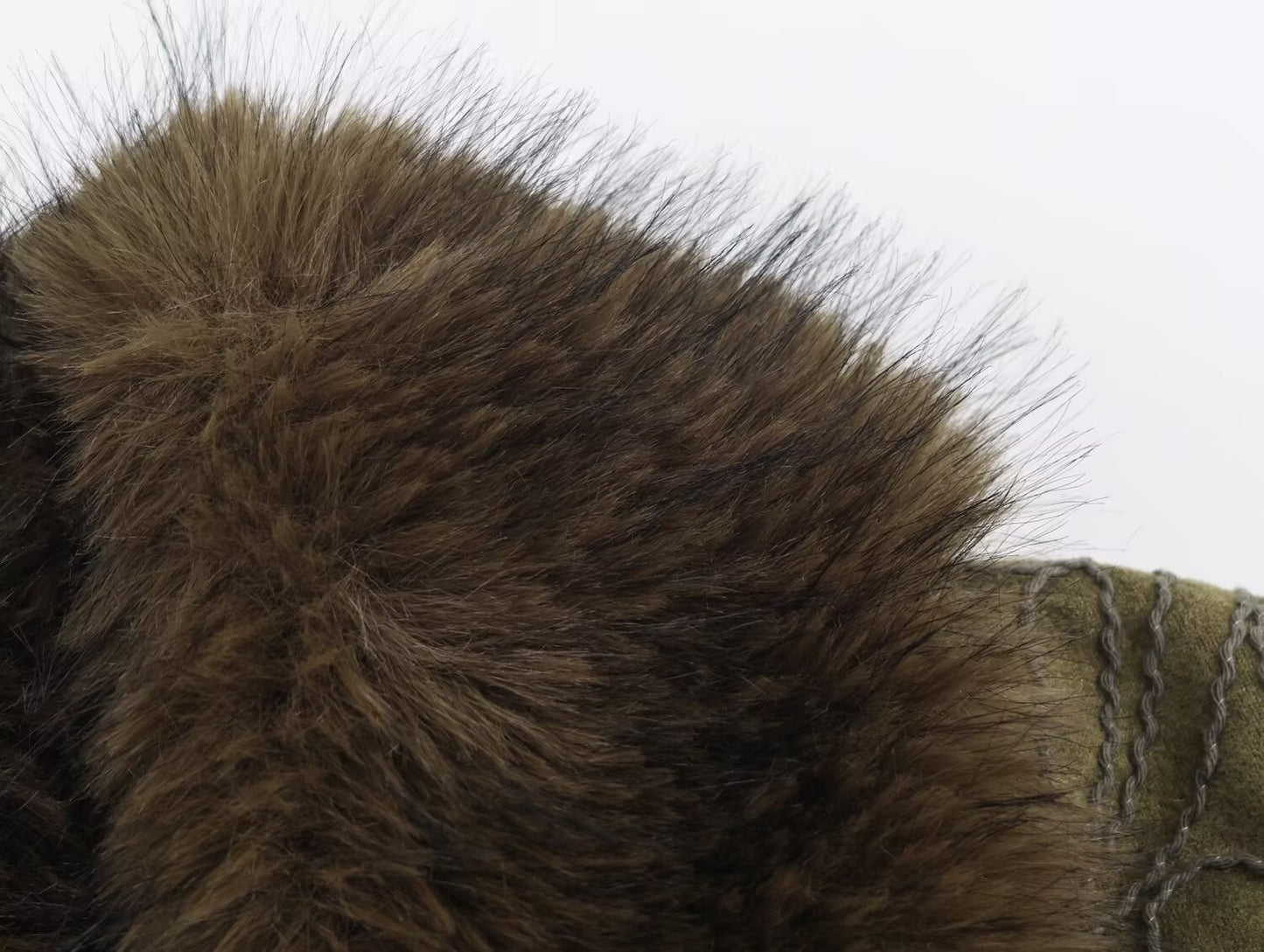 Faux Fur trimmed Embroidered Short Coat