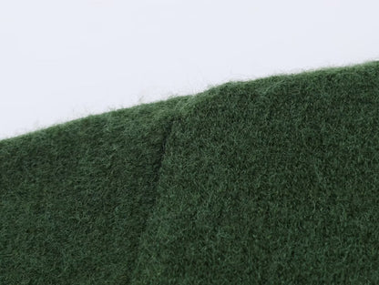 Olive Trim Knitted Cardigan