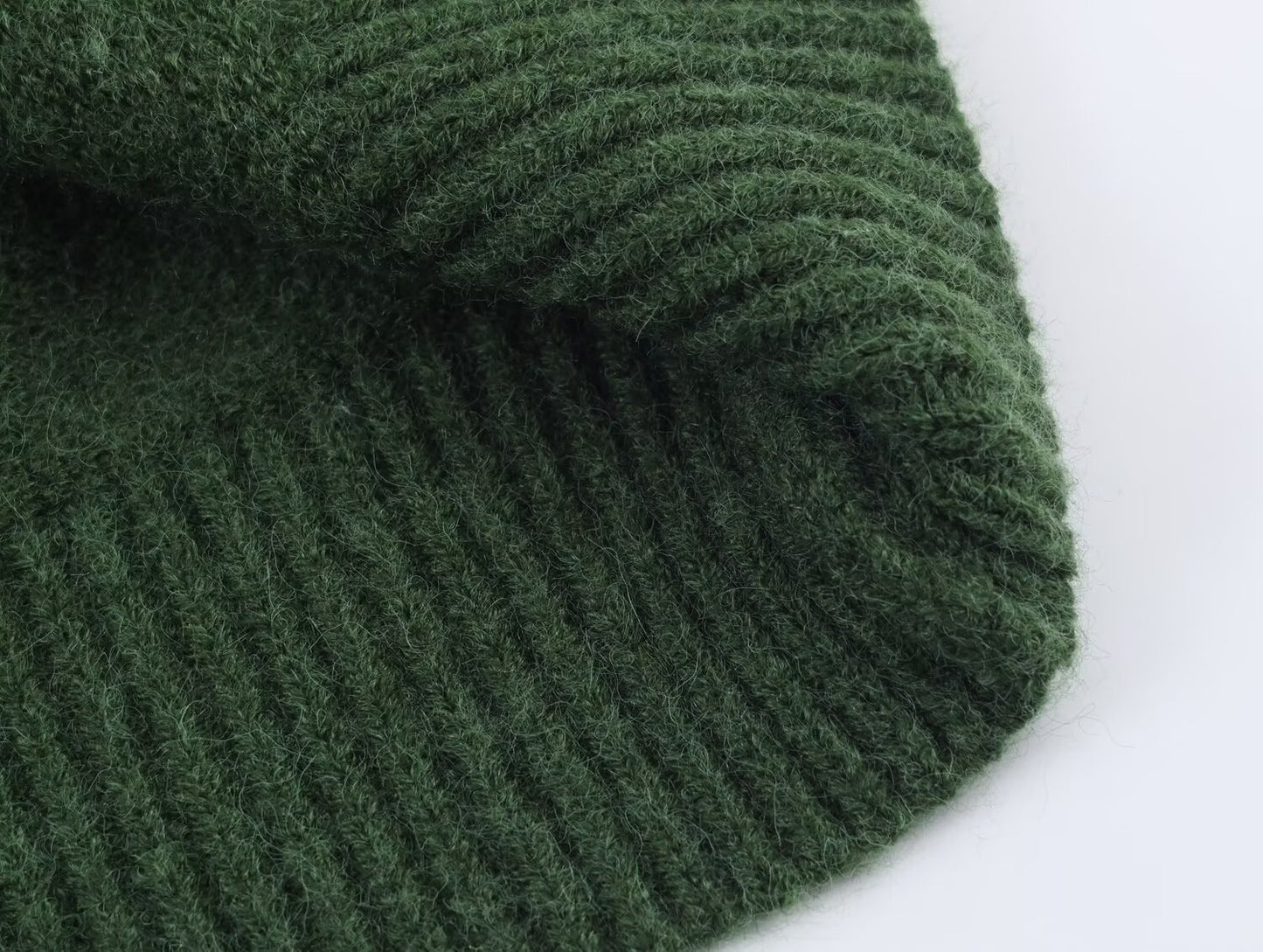 Olive Trim Knitted Cardigan