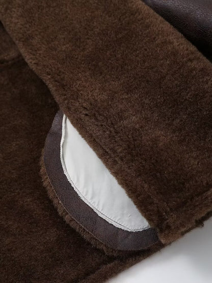 Omaka Faux Leather Short Jacket