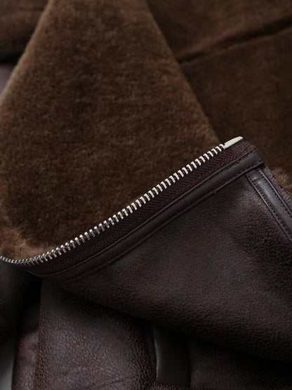 Omaka Faux Leather Short Jacket