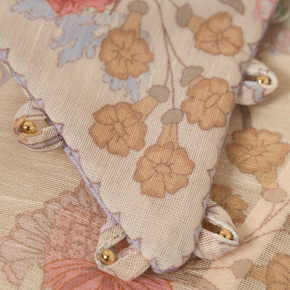 Patterned Blouse & Skirt Set