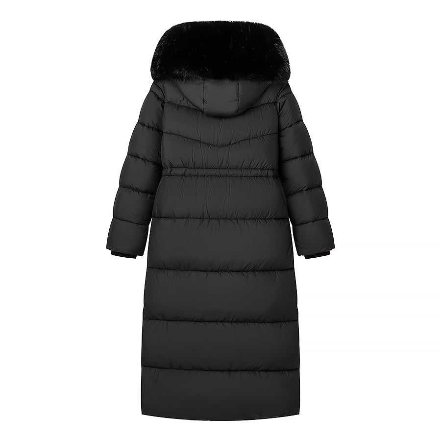 Long Hooded Cotton Coat