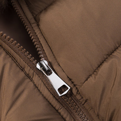Long Hooded Cotton Coat