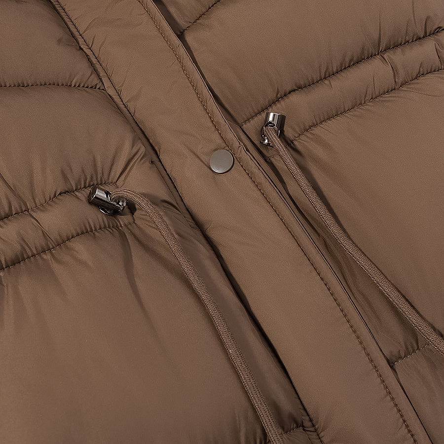 Long Hooded Cotton Coat