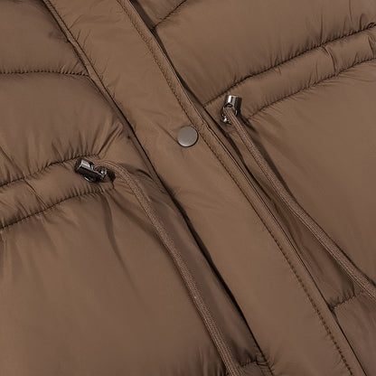 Long Hooded Cotton Coat