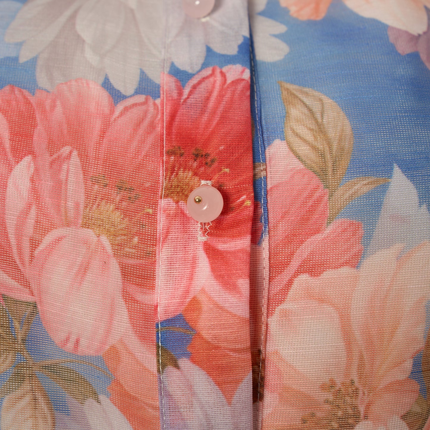 Floral Short Sleeved Midi Dress