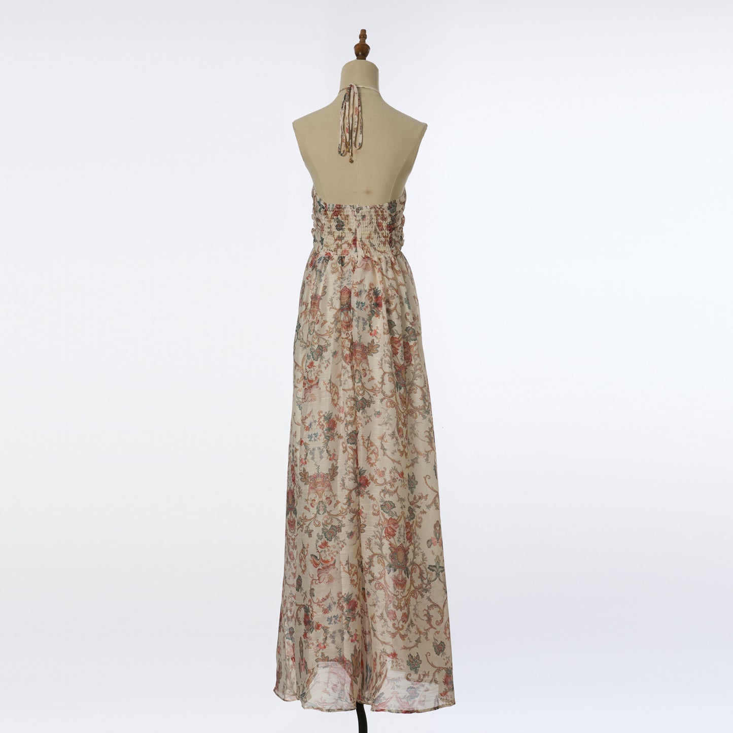Printed Floral Halter Dress