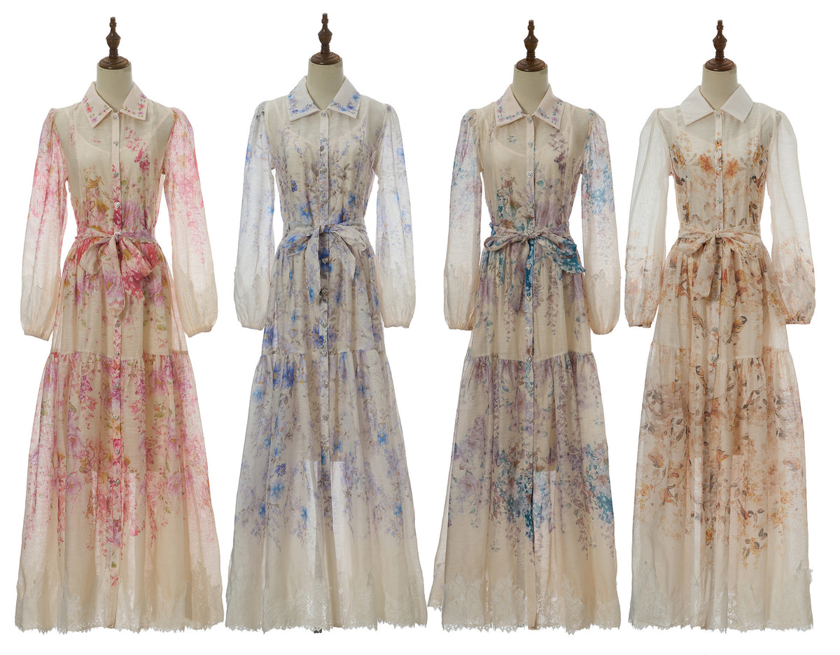 Arapawa Lantern Sleeve Dress