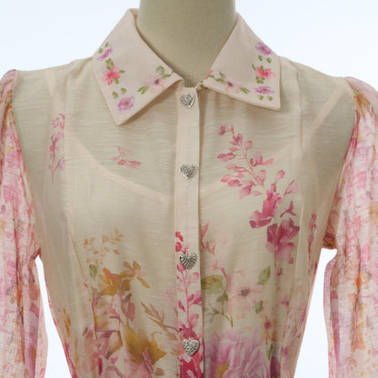 Arapawa Lantern Sleeve Dress