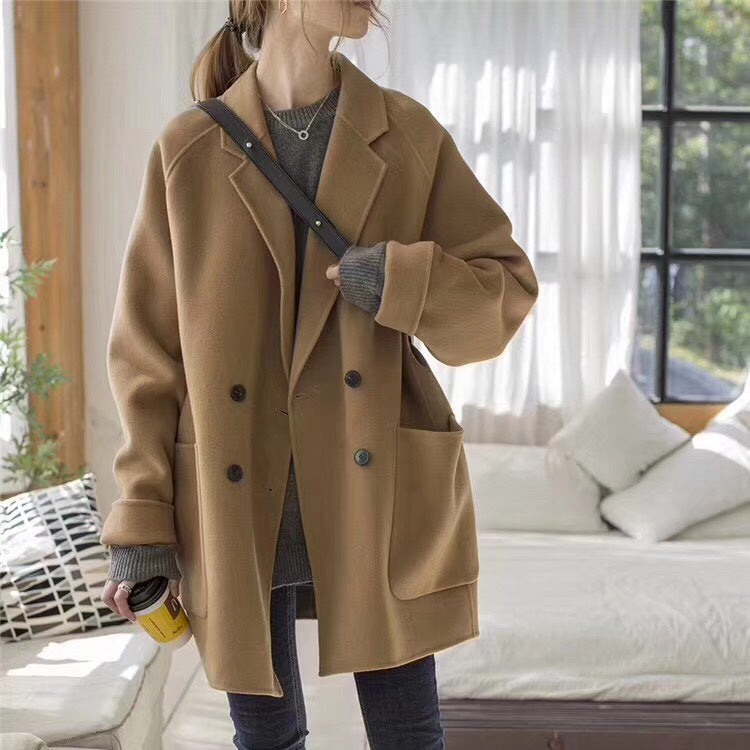 Loose Woolen Coat