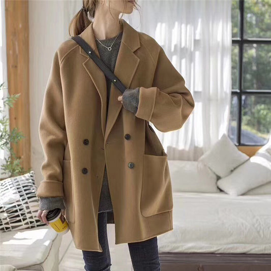 Loose Woolen Coat