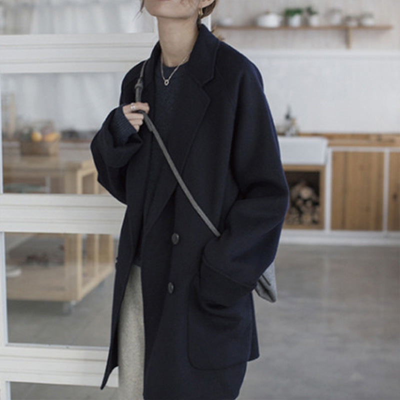 Loose Woolen Coat