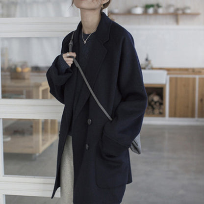 Loose Woolen Coat