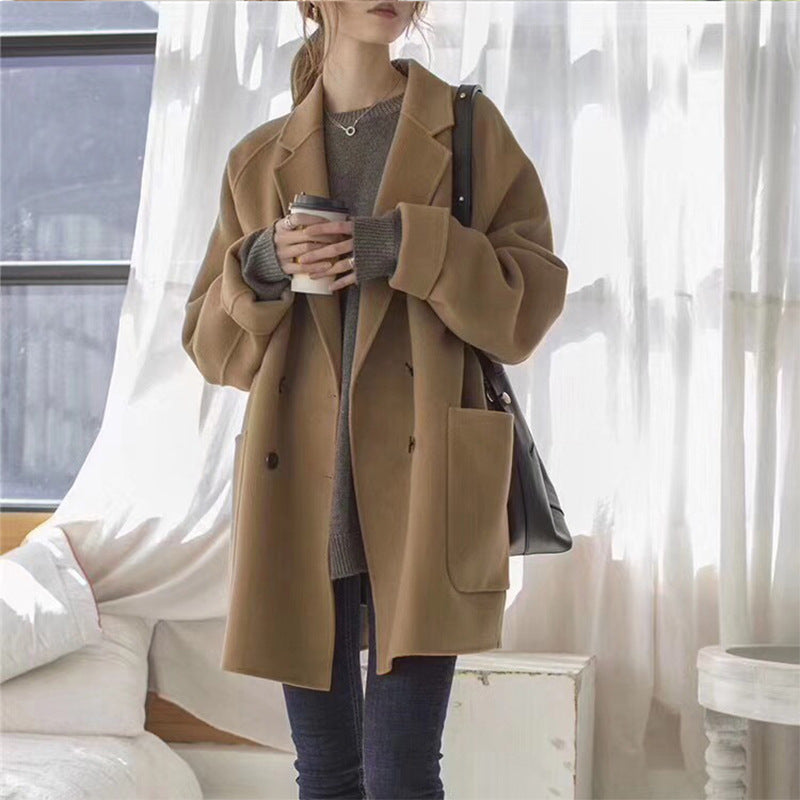 Loose Woolen Coat