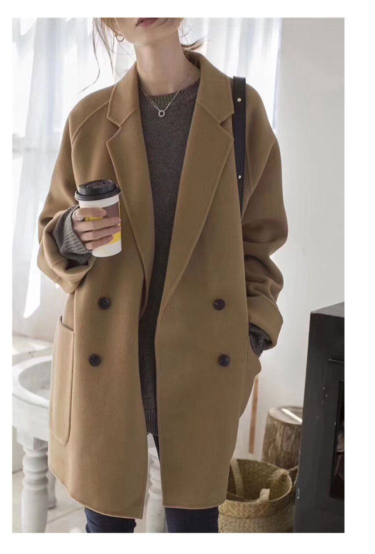 Loose Woolen Coat
