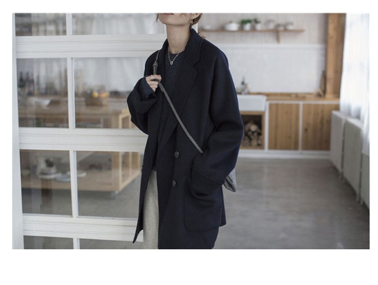 Loose Woolen Coat