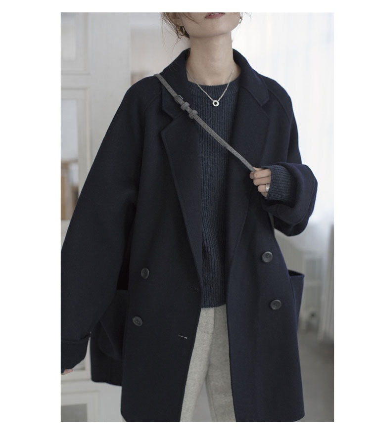 Loose Woolen Coat