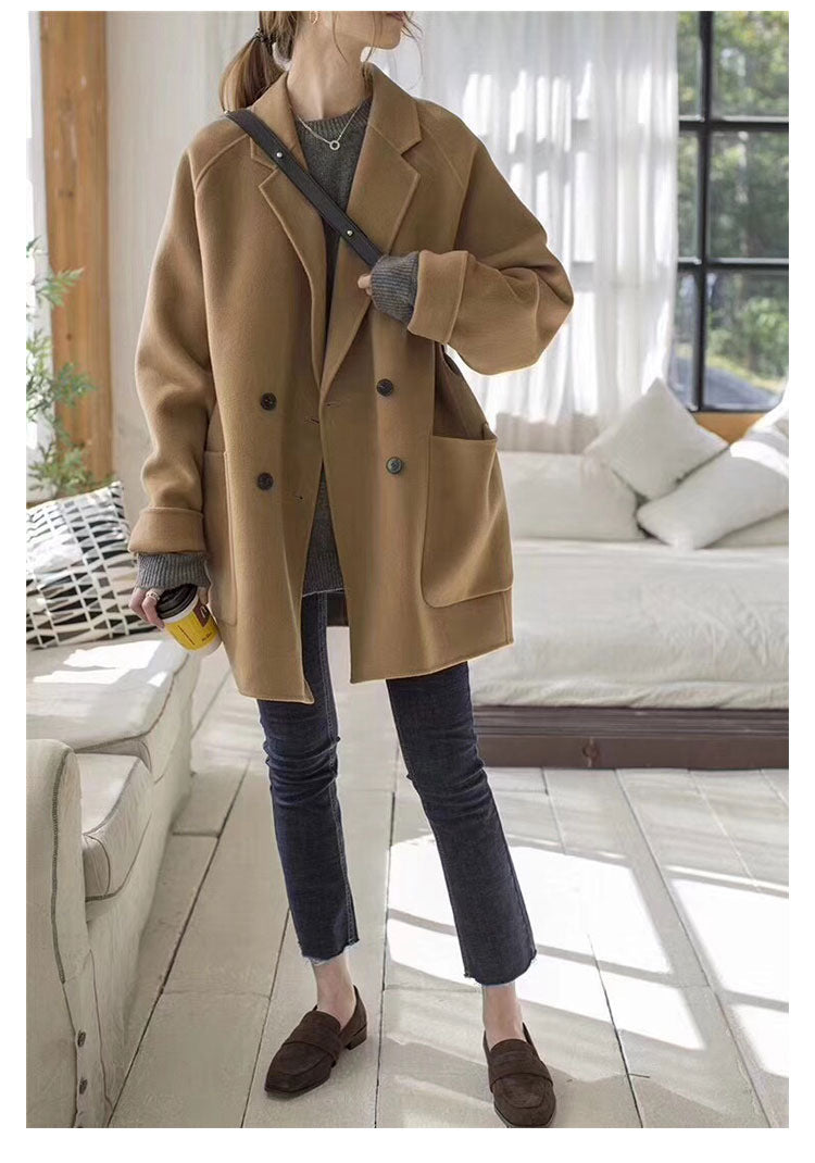 Loose Woolen Coat