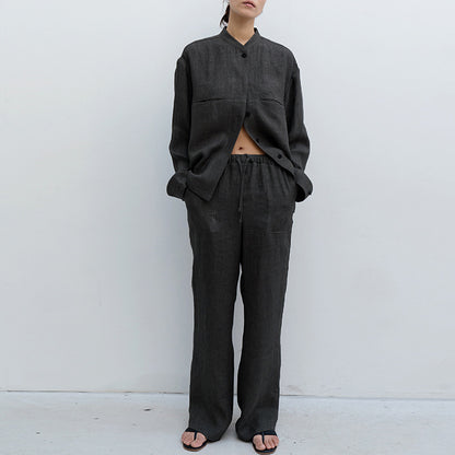 Pure Linen Loose Pants