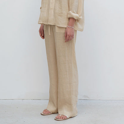 Pure Linen Loose Pants