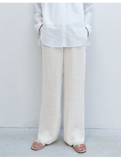 Pure Linen Loose Pants
