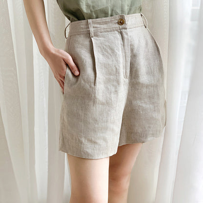 Pure Linen Shorts