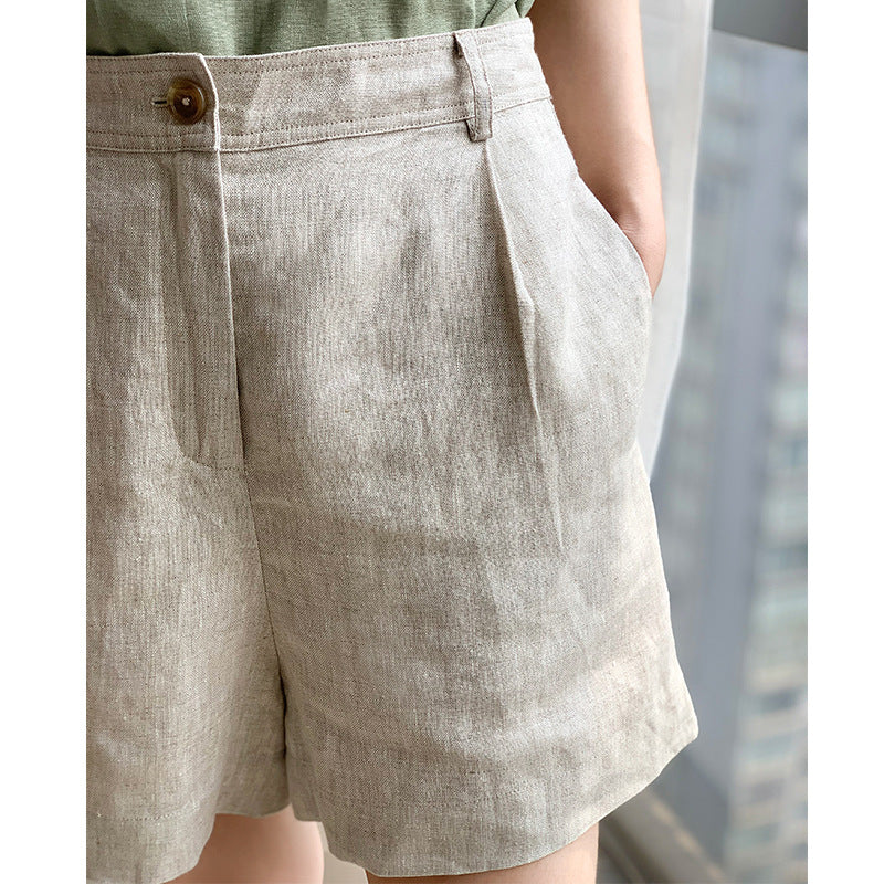 Pure Linen Shorts