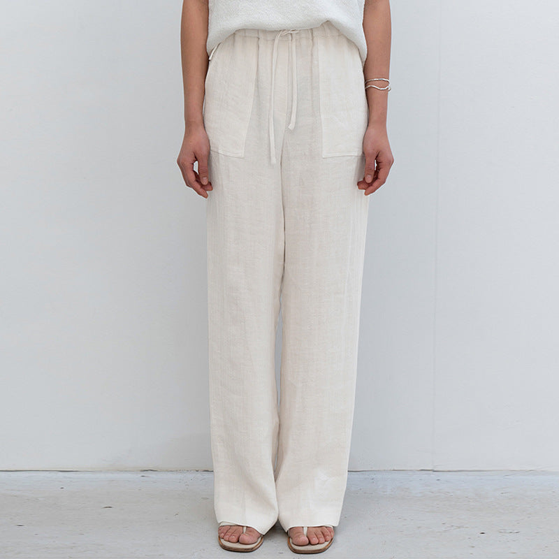 Pure Linen Loose Pants