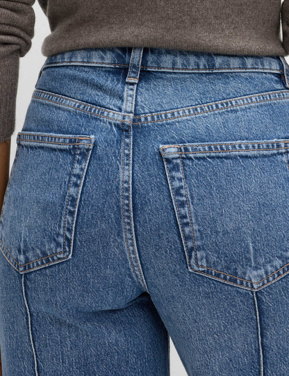 Bright Line Wide Leg Jeans