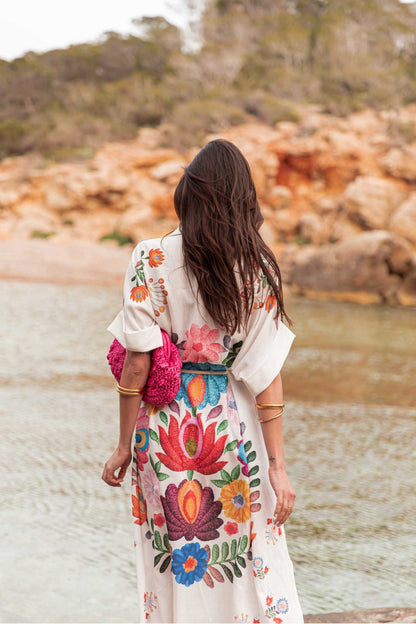 Casual Beach Dress Seaside Vacation Robe